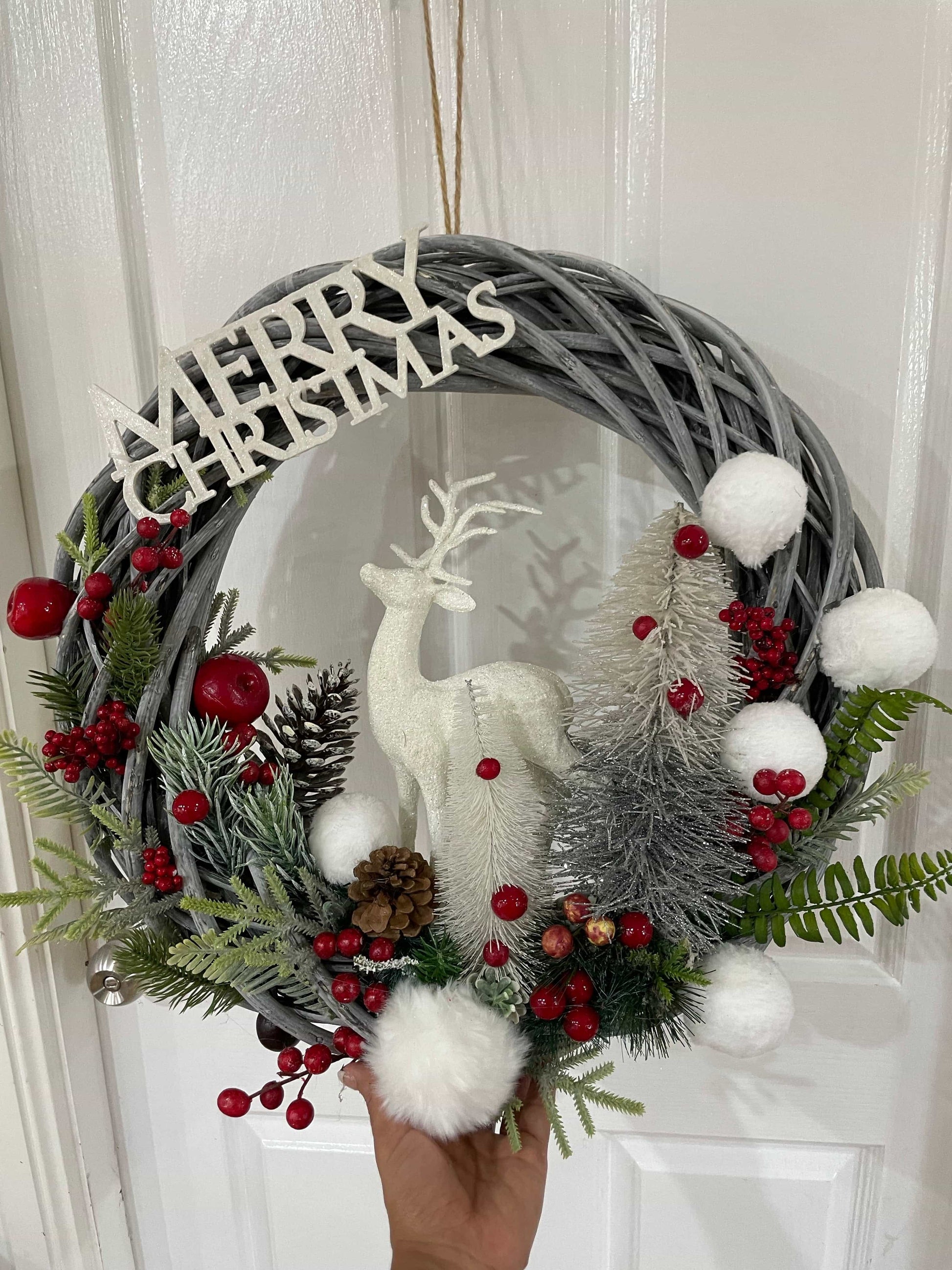 Wicker Christmas Wreath-All-Times-Gifts