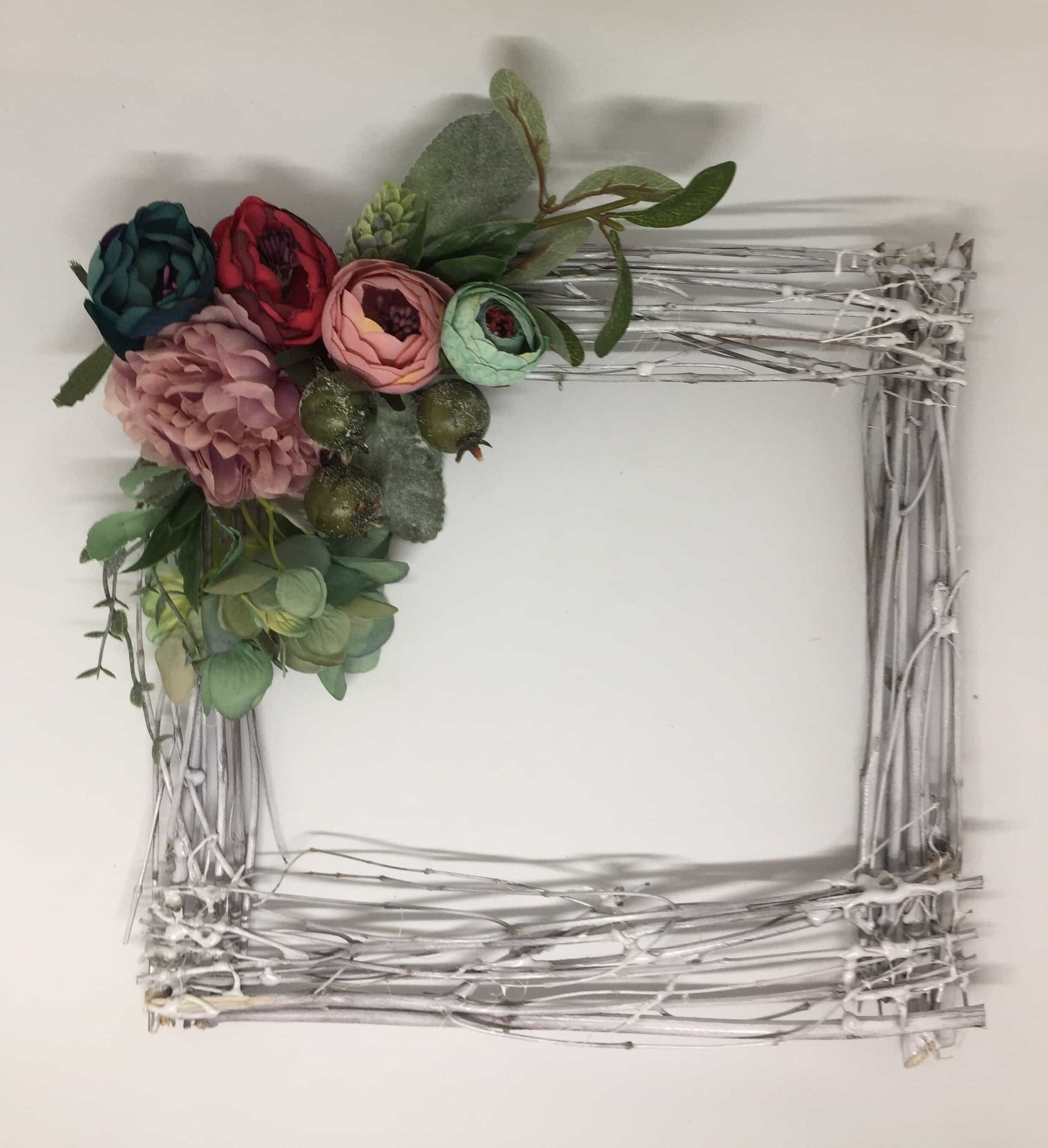 Rustic Shabby Chic Floral Frame-All-Times-Gifts