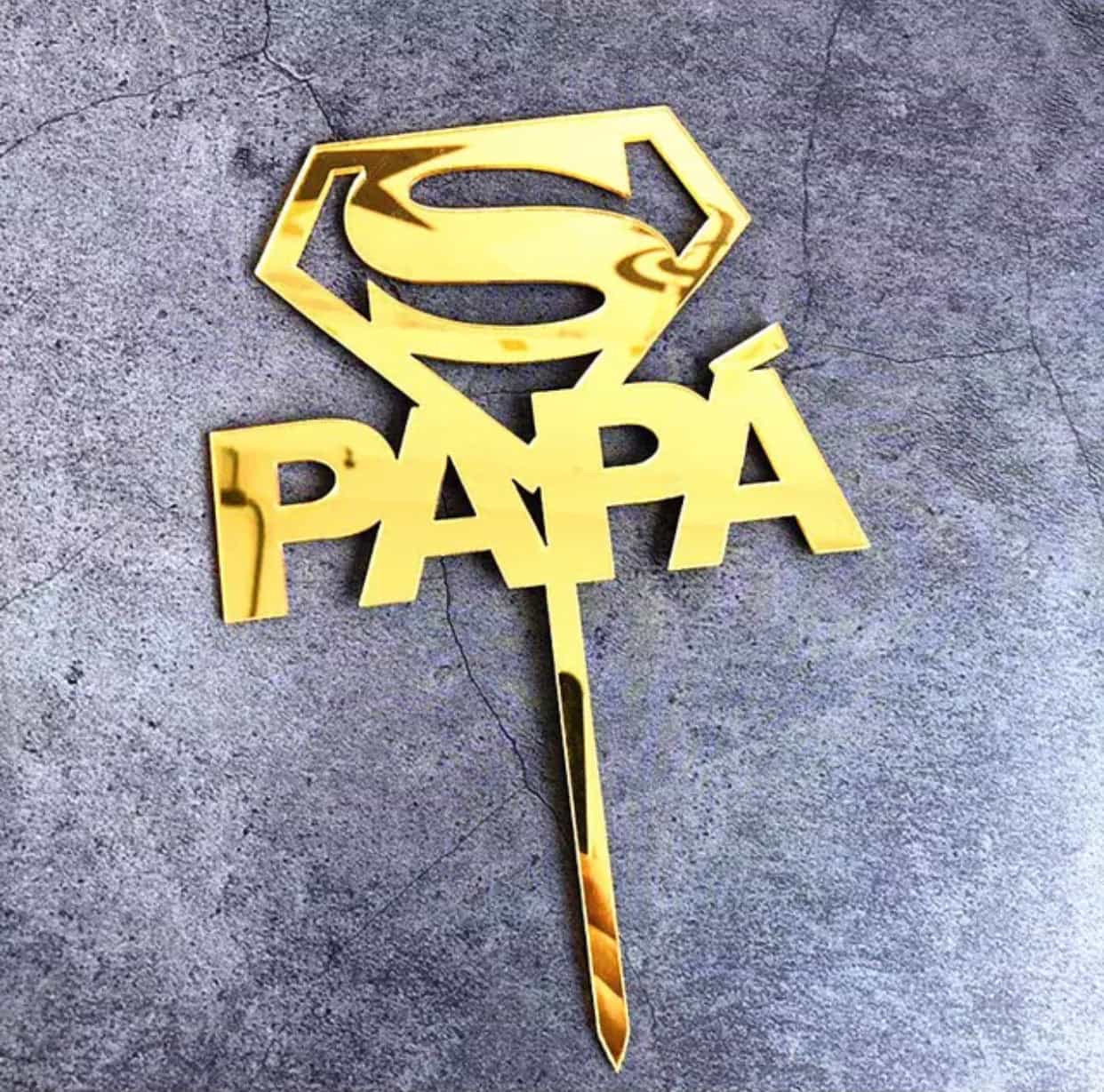 Super Dad Cake Topper-Cake Topper-All-Times-Gifts