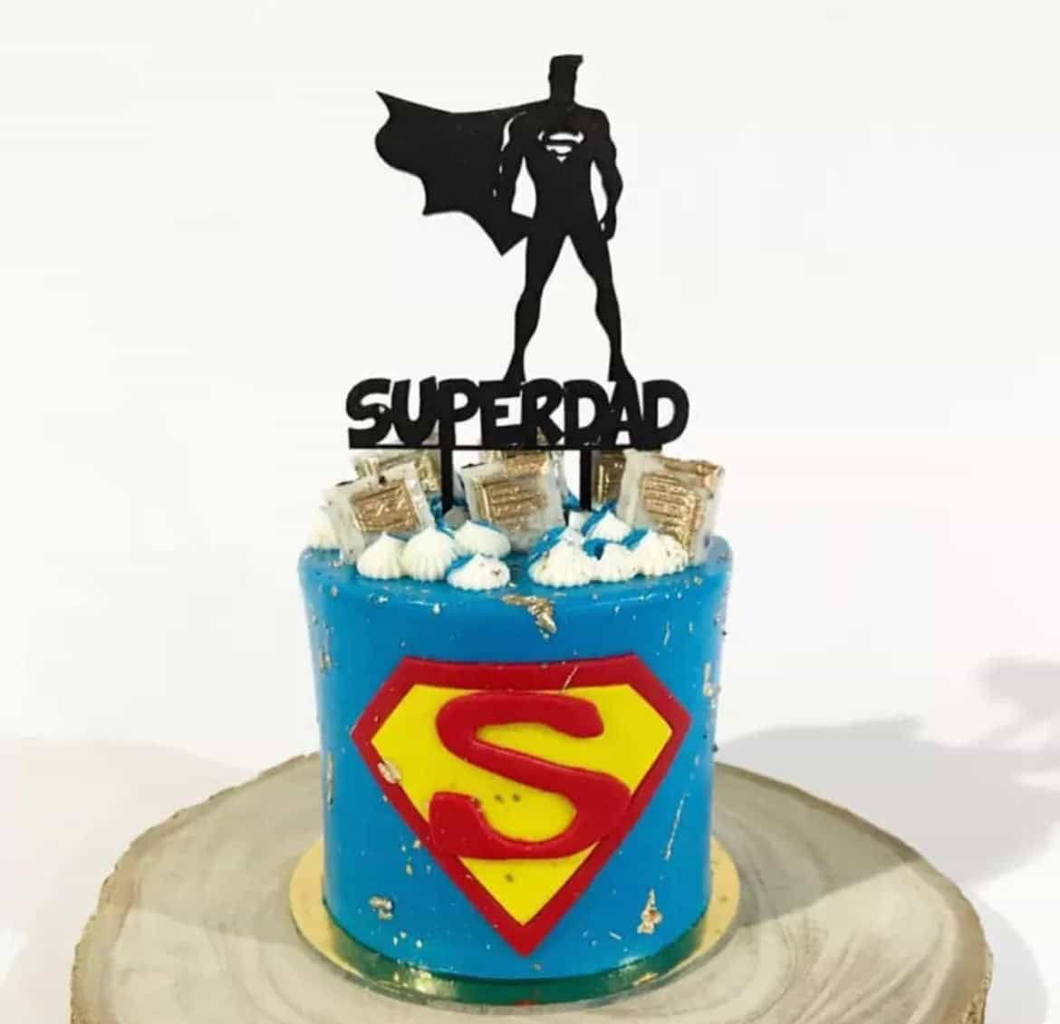 Super Dad Cake Topper-Cake Topper-All-Times-Gifts
